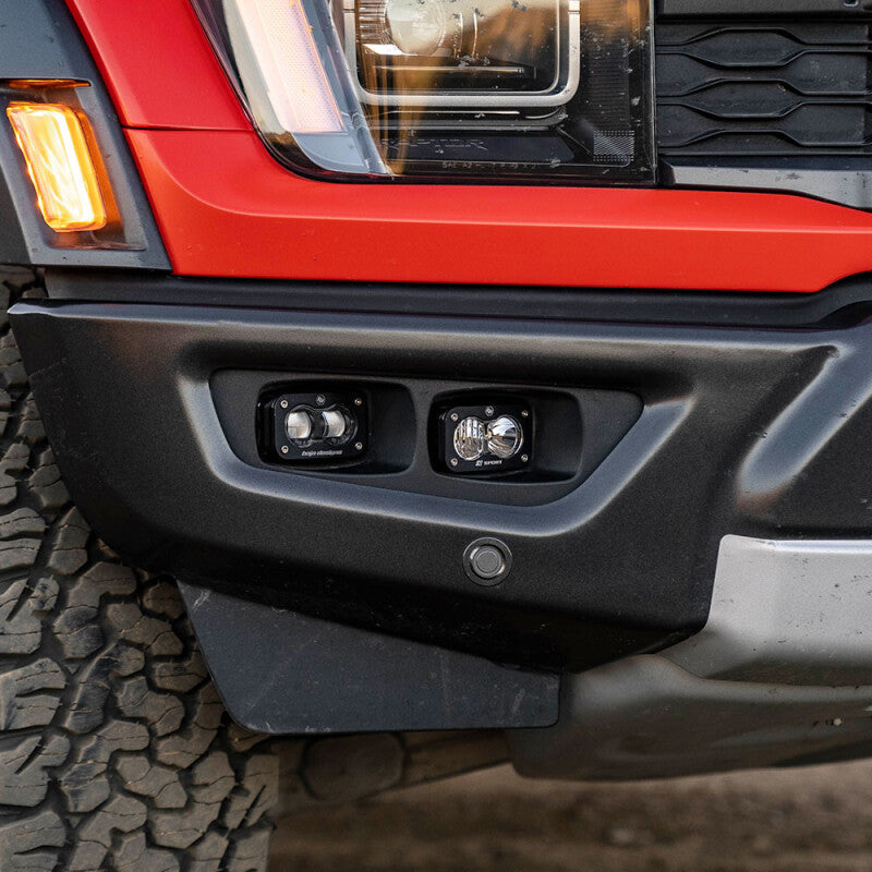 21-26 Ford F-150 Raptor / 23-26 Bronco Raptor / 24-26 F-150 Raptor 37/R Baja Designs 448181 S2 SAE/S2 Sport Fog Pocket Kit - Baja Amber