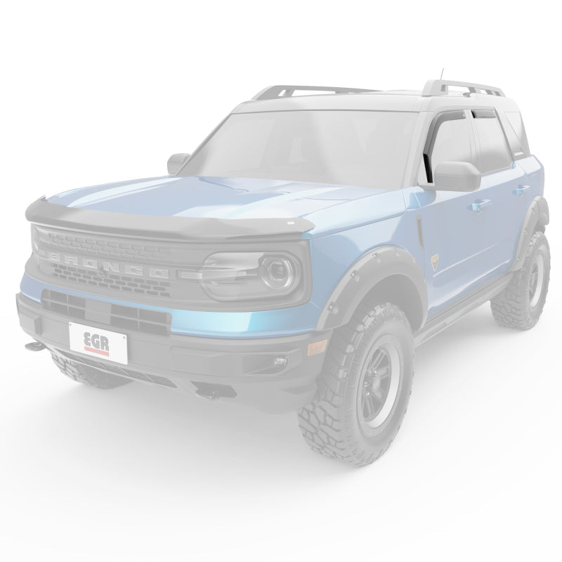 21-24 Ford Bronco Sport EGR 573561 In-Channel Window Visors - Dark Smoked