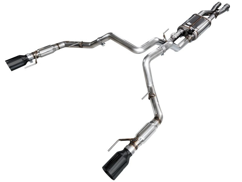 21-25 Ford Raptor 3.5L Gen 3 AWE 3025-33356 SwitchPath Exhaust - Diamond Black Tips