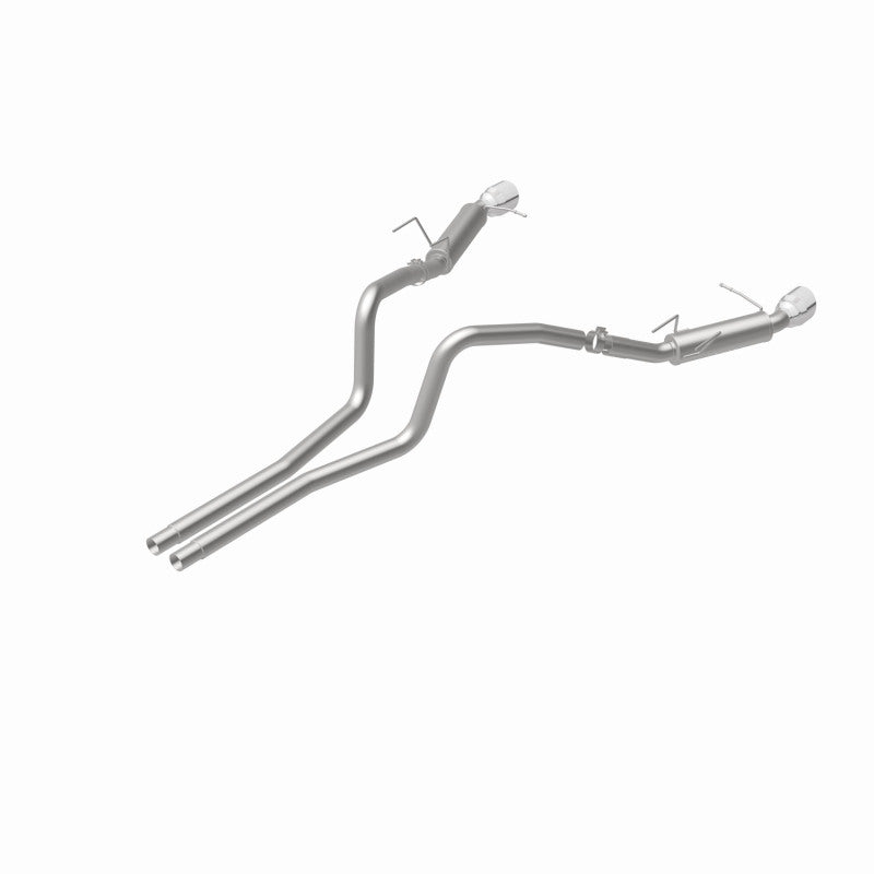 2014 Ford Mustang V6 3.7L Magnaflow 15245 Comp Series Dual Split Rear Polished Stainless C/B Perf Exhaust