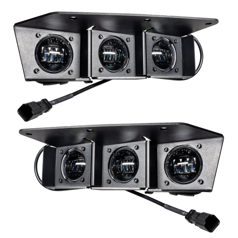 21-25 Bronco ORACLE Lighting 5890-001 Triple LED Fog Light Kit for Steel Bumper - White
