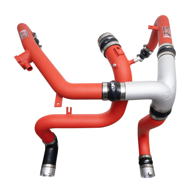 21-23 Ford Bronco 2.7L V6 (TT) EcoBoost Injen SES9301ICPWR SES Intercooler Pipes -Wrinkle Red
