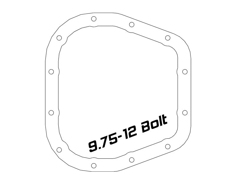 97-23 Ford F-150 AFE 46-71320B Pro Series Rear Differential Cover Black w/ Machined Fins