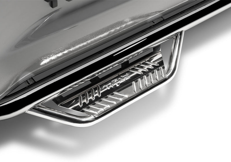 09-14 Ford F-150 N-Fab HPF0989CC-SS 3in Podium SS Round Side Steps - Polished Stainless