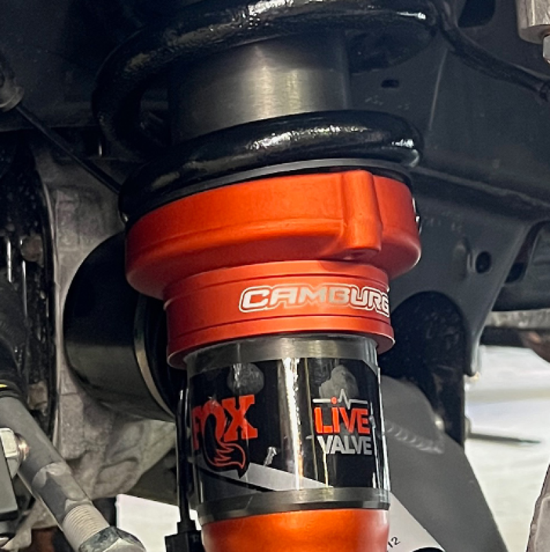 21-25 Ford Raptor V6 3.5L Camburg CAM-110227-ORG 1.5in Front Spring Preload Spacer Kit - Fox Orange
