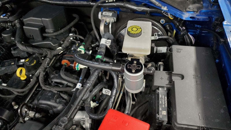 21.5-24 Ford Bronco 2.3L L4 EcoBoost J&L 3075P-C Oil Separator 3.0 Passenger Side -Clear Anodized