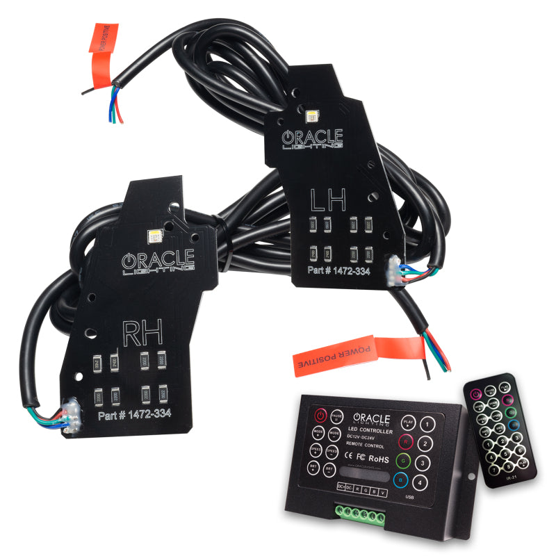 20-24 Ford Explorer Oracle 1472-333 RGB Headlight DRL Upgrade Kit ColorSHIFT® - w/ 2.0 Controller