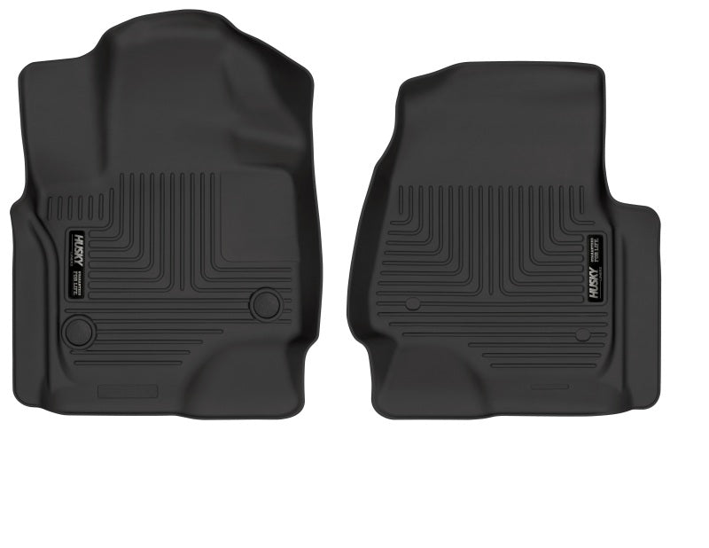 18-24 Ford Expedition Husky Liners 13341 WeatherBeater Black Front Floor Liners