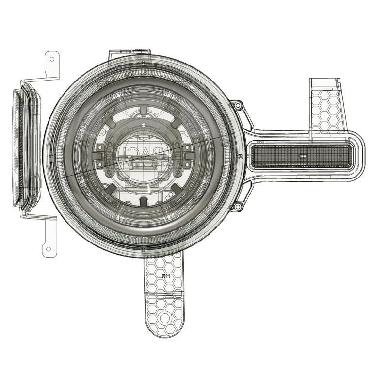 21-24 Ford Bronco Oracle 5886-001 Oculus™ Bi-LED Projector Headlights - White