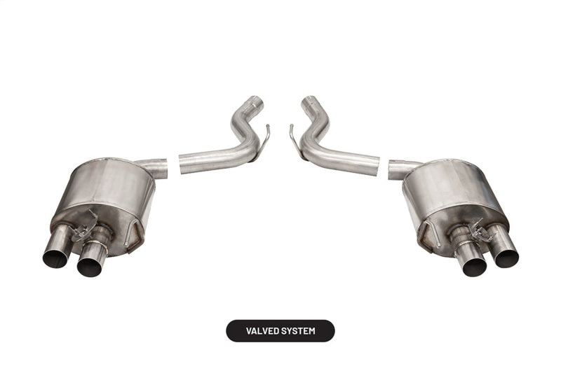 15-20 Ford Mustang GT350 V8 5.2L Corsa Performance 21098 Dual Rear Axle-Back- Stainless Dual Rear Exit