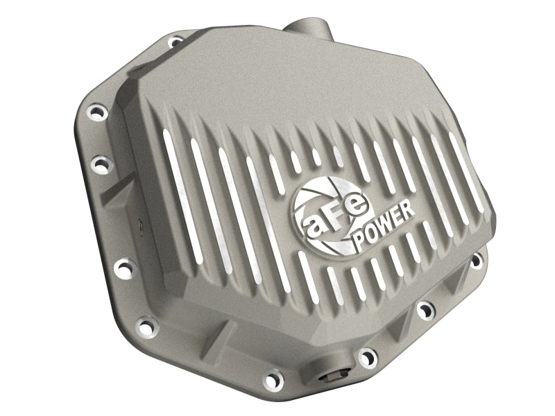 22-26 Ford Bronco Raptor V6 3.0L aFe 46-71460A POWER Street Series Rear Differential Cover Raw w/ Machined Fins