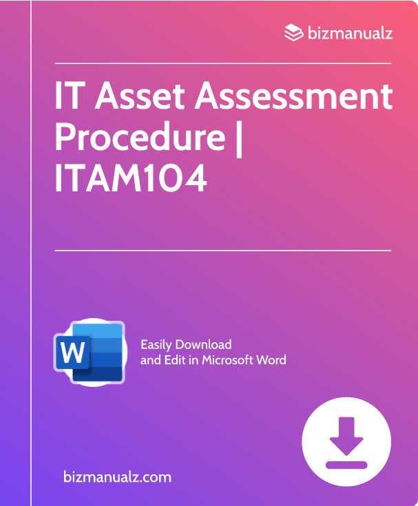 IT Asset Assessment Procedure | ITAM104