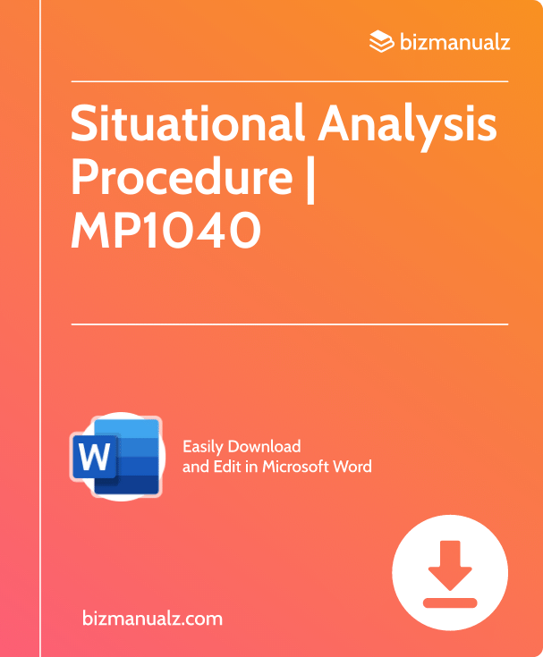 Situational Analysis Procedure | MP1040