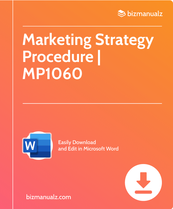 Marketing Strategy Procedure | MP1060