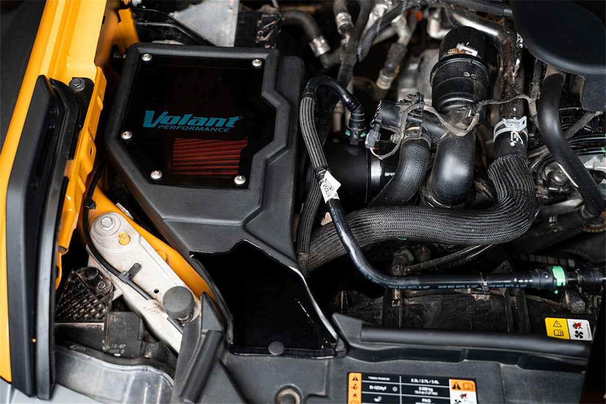 21-23 Ford Bronco 2.3L Volant 17002D Closed Box Air Intake With DryTech 3D Dry Filter