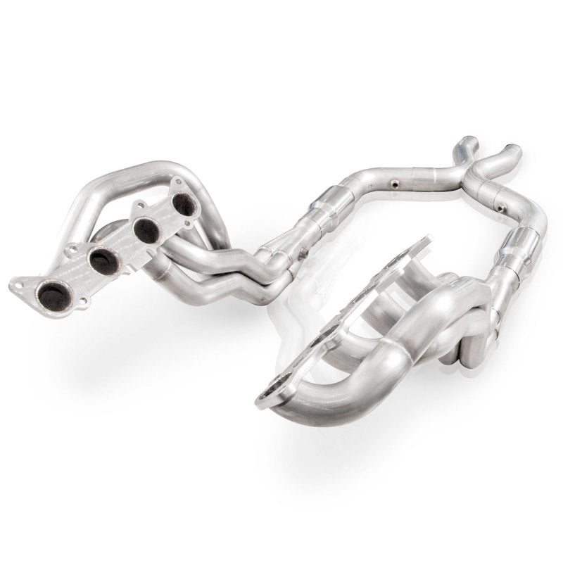 11-14 Ford Mustang GT 5.0L Stainless Works SM12HCATX Stainless Power Headers 1-7/8in Primaries 3in High-Flow Cats Factory Connection