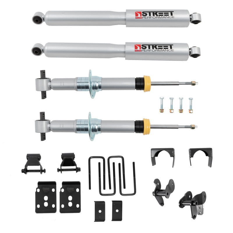 21-24 Ford F-150 Belltech 1054SP 4WD 1in to 3.5in Front 5.5in Rear Lowering Kit