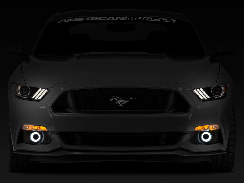 15-17 Mustang 3.7L V6 Raxiom 398032 LED Halo Fog Lights (w/ Factory Fog Lights)