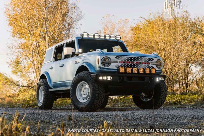 21-25 Ford Bronco Diode Dynamics DD7236 SS5 6-Pod Cross Link Grille Lightbar Kit Sport - Yellow Combo