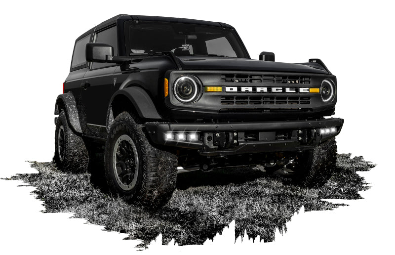 21-25 Bronco ORACLE Lighting 5890-001 Triple LED Fog Light Kit for Steel Bumper - White