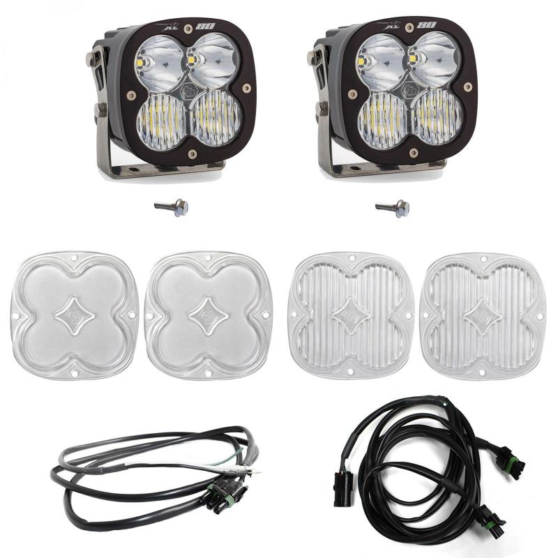 21+ Ford Bronco / 22+ Ford Bronco Raptor Baja Designs 447751UP XL80 A-Pillar Light Kit D/C w/ Upfitter