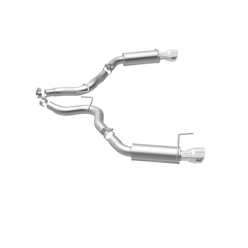 15-17 Ford Mustang 5.0L V8 MagnaFlow 19103 3in SS Axle Back Dual Split Polished 4.5in Tip - Competition