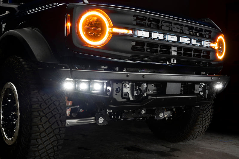 21-25 Bronco ORACLE Lighting 5890-001 Triple LED Fog Light Kit for Steel Bumper - White