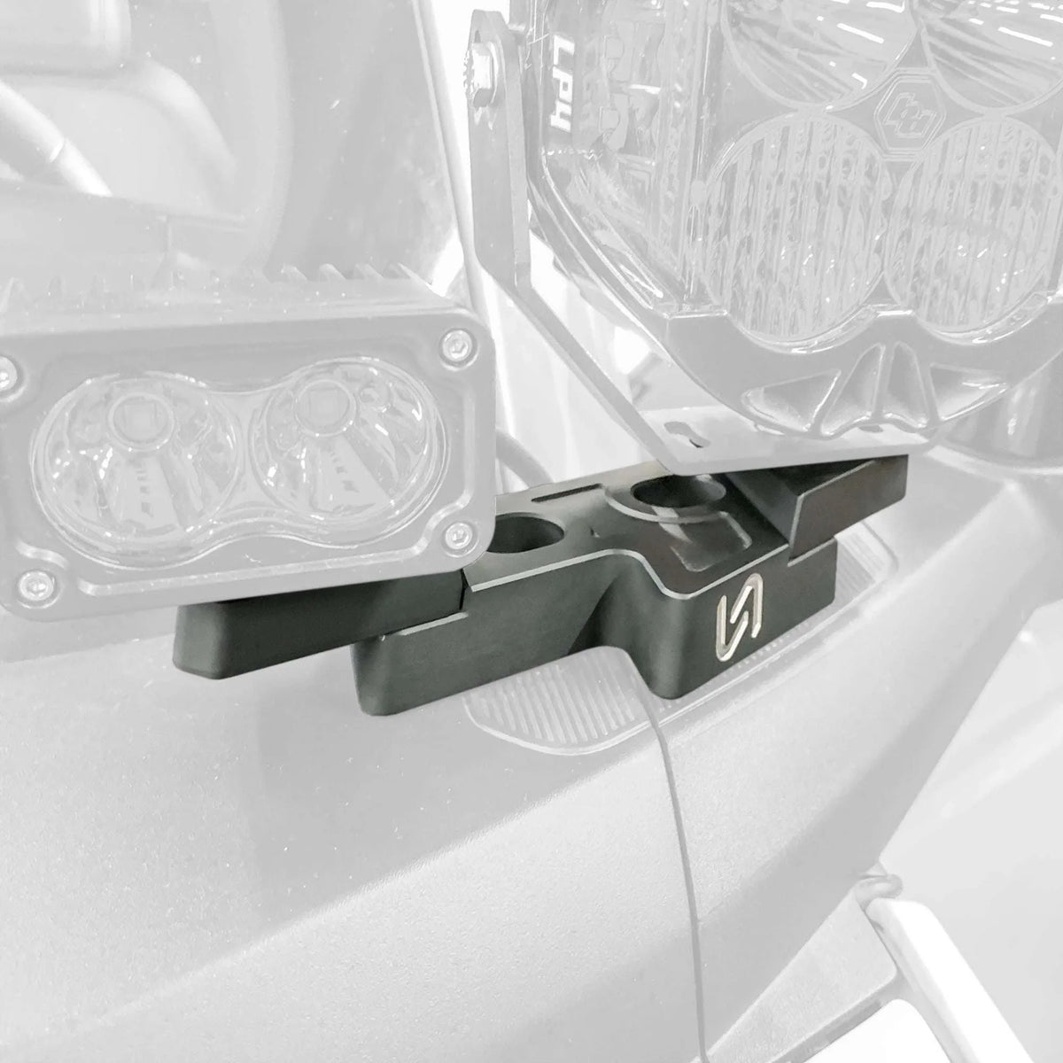 21-26 Ford Bronco 2DR/4DR Turn Offroad LB1-M1 Billet Mirror Light Mount for Ford Bronco (Pair)