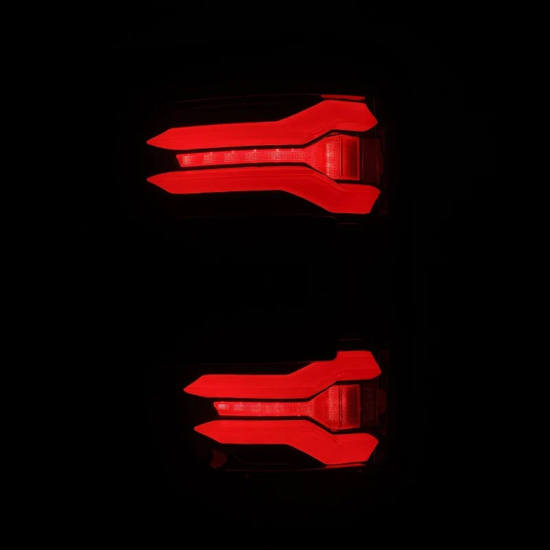 24-26 Ford F-150 / Raptor AlphaRex 653038 LUXX-Series LED Tail Lights Black-Red