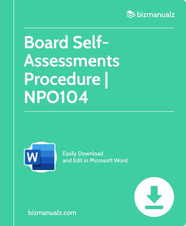 Board Self-Assessments Procedure | NPO104