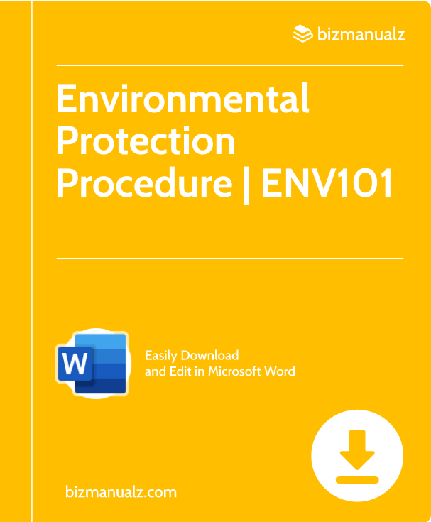 Environmental Protection Procedure | ENV101