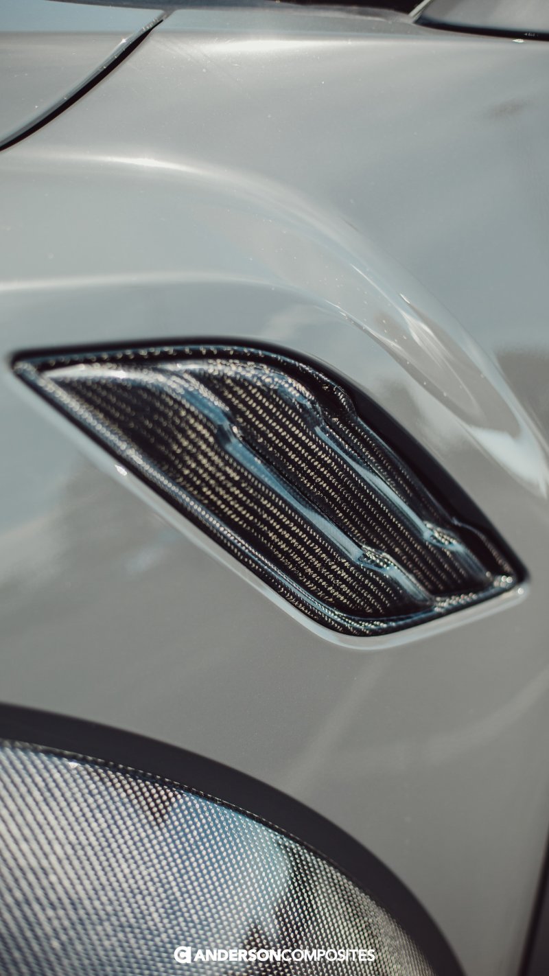 17-20 Ford Raptor V6 3.5L EB Anderson Composites AC-FFI17FDRA Type OE Carbon Fiber Fender Vents