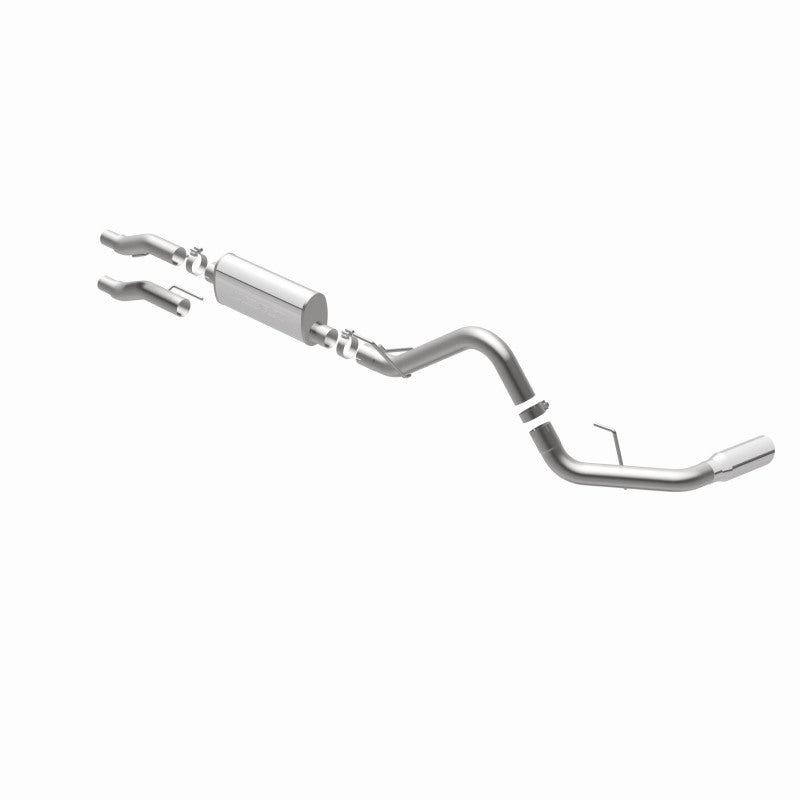 11-14 Ford F-150 V6 3.7L / V8 5.0L & 6.2L MagnaFlow 15000 2.5in SS Catback Exhaust Single Rear Side Exit