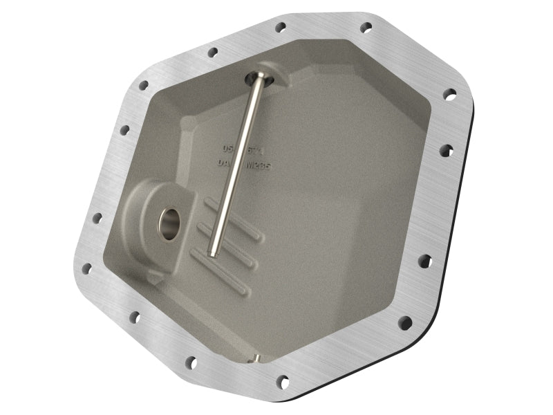22-26 Ford Bronco Raptor V6 3.0L aFe 46-71460B POWER Pro Series Rear Differential Cover Black w/ Machined Fins