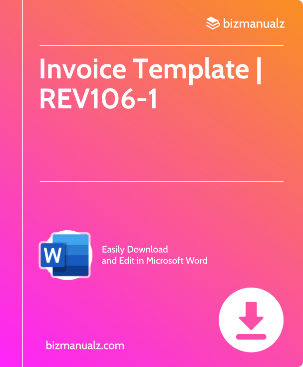Invoice Template | REV106-1