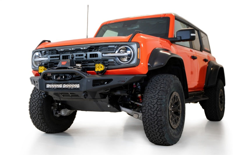 22-23 Ford Bronco Raptor Addictive Desert Designs F260181060103 Rock Fighter Winch Front Bumper