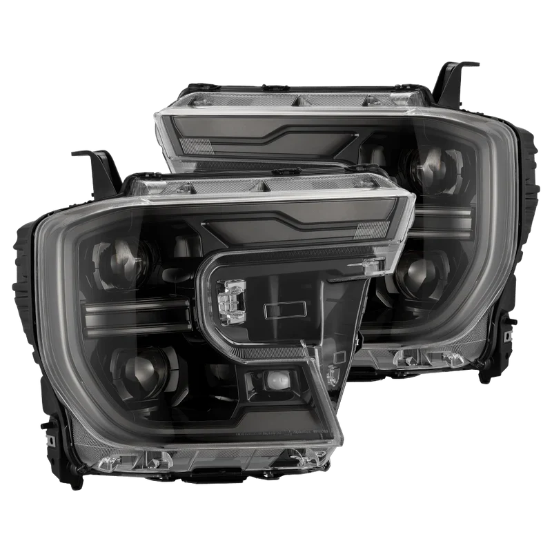 24-26 Ford Ranger Raptor 3.0L EB AlphaRex 880902 LUXX-Series LED Projector Headlights Alpha-Black