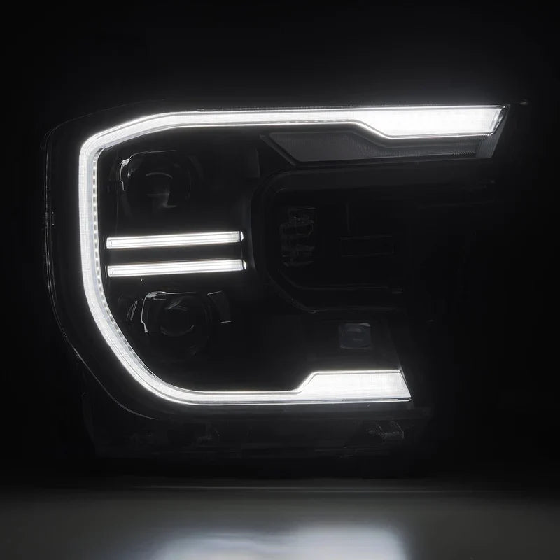 24-26 Ford Ranger Raptor 3.0L EB AlphaRex 880903 LUXX-Series LED Projector Headlights Black