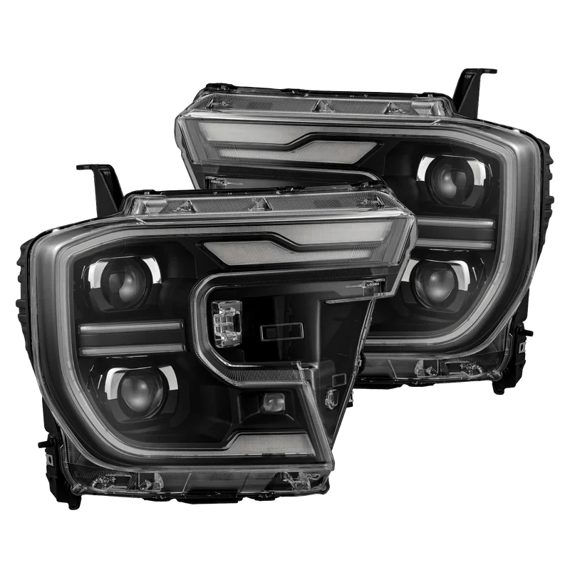 24-26 Ford Ranger Raptor 3.0L EB AlphaRex 880903 LUXX-Series LED Projector Headlights Black