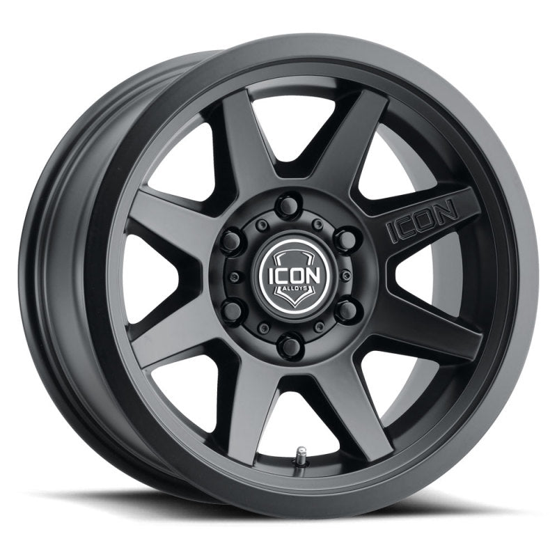 21-23 Ford Bronco / 19-23 Ford Ranger ICON 1917859057SB Rebound 5.75in BS 17x8.5 6x5.5 25mm Offset 95.1mm Bore Satin Black Wheel