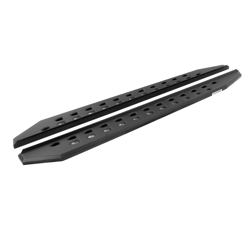 21-23 Ford Bronco Go Rhino 69400073ST RB20 Slim Running Boards-Universal 73in.-Bedliner Coating