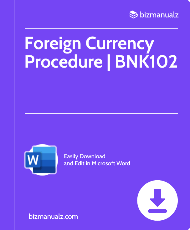 Foreign Currency Procedure | BNK102