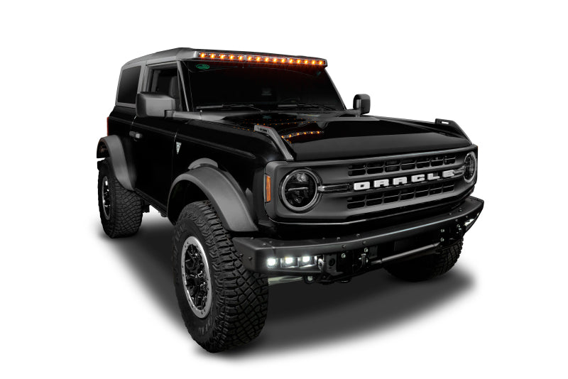 2021-2025 Ford Bronco Oracle 5888-023 Integrated Windshield Roof LED Light Bar System - Black