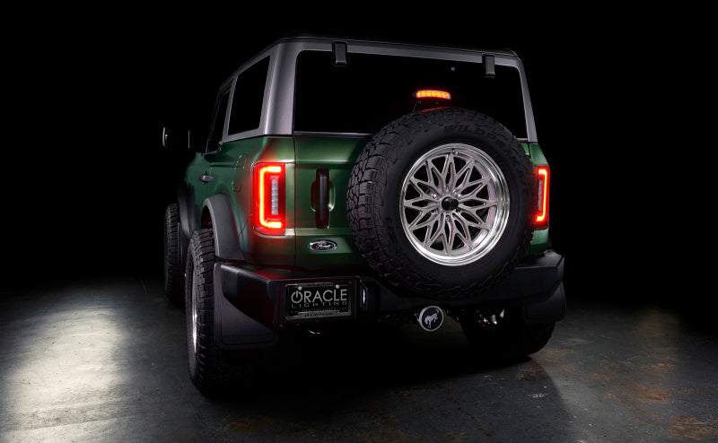 21-24 Bronco ORACLE Lighting 5892-504 Flush Style (Lensless) LED Tail Lights - Standard Red Lens