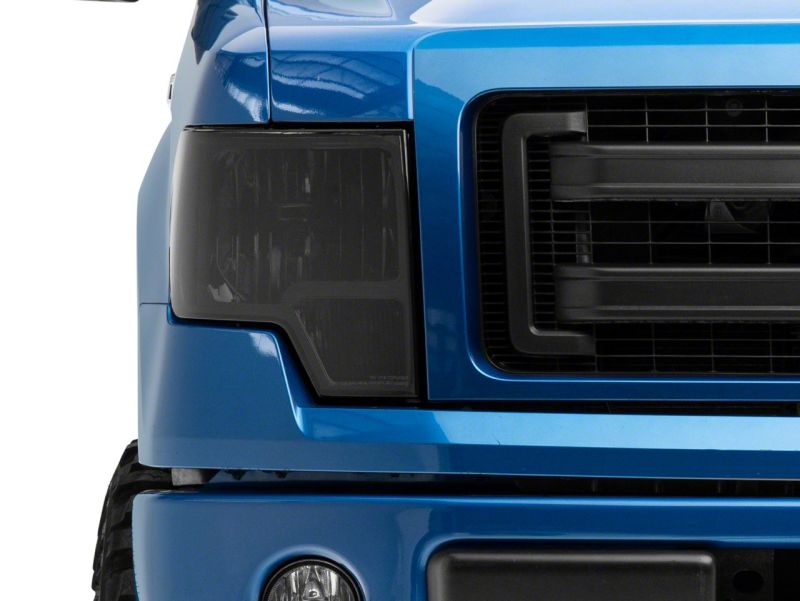 09-14 Ford F-150 Raxiom T551344 Axial OEM Style Rep Headlights- Chrome Housing- SmokedLens