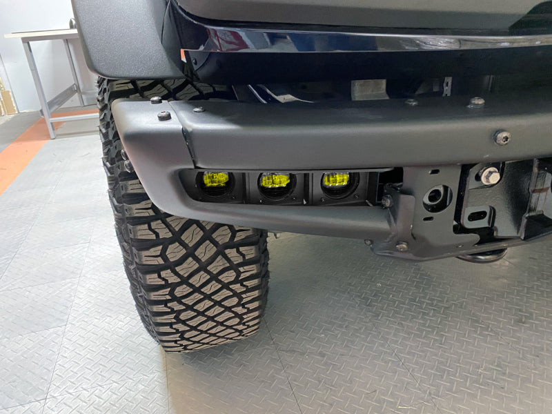 21-25 Bronco ORACLE Lighting 5890-006 Triple LED Fog Light Kit for Steel Bumper - Yellow