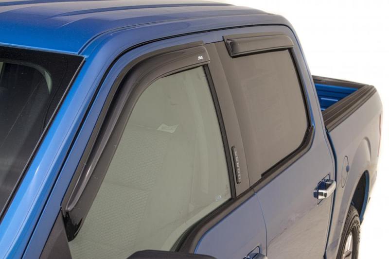 15-25 Ford F-150 Supercab AVS 94974 Ventvisor Outside Mount Window Deflectors 4pc - Smoke