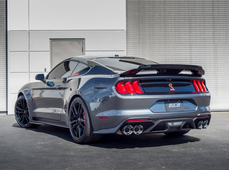 20-22 Ford GT500 5.2L AT Borla 140837CF 3in ATAK CatBack Exhaust w/ Carbon Fiber Tips