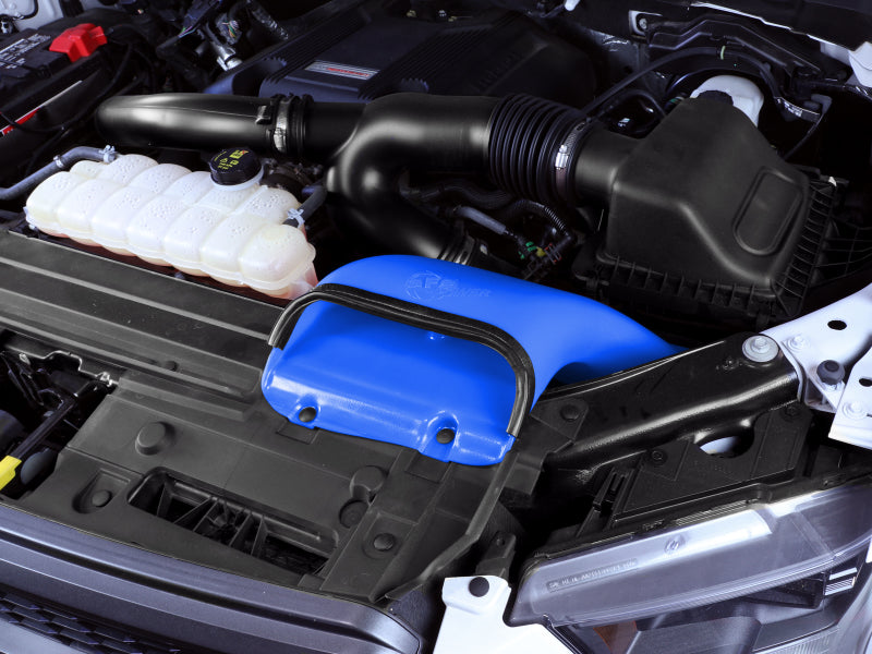 15-20 Ford F-150 V6 2.7L & 3.5L EB / V8 5.0L / 17-20 Ford Raptor V6 3.5L EB aFe 53-10008SL Quantum Cold Air Intake System Dynamic Air Scoop
