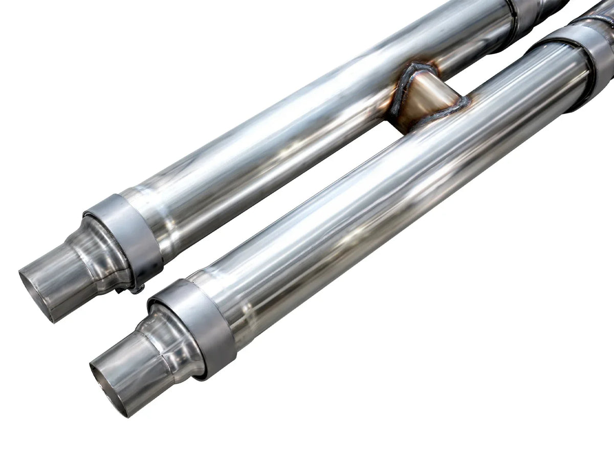 18-23 Ford Mustang GT 5.0L AWE Tuning 3025-42550 SwitchPath Cat-back Exhaust - Chrome Silver Tips